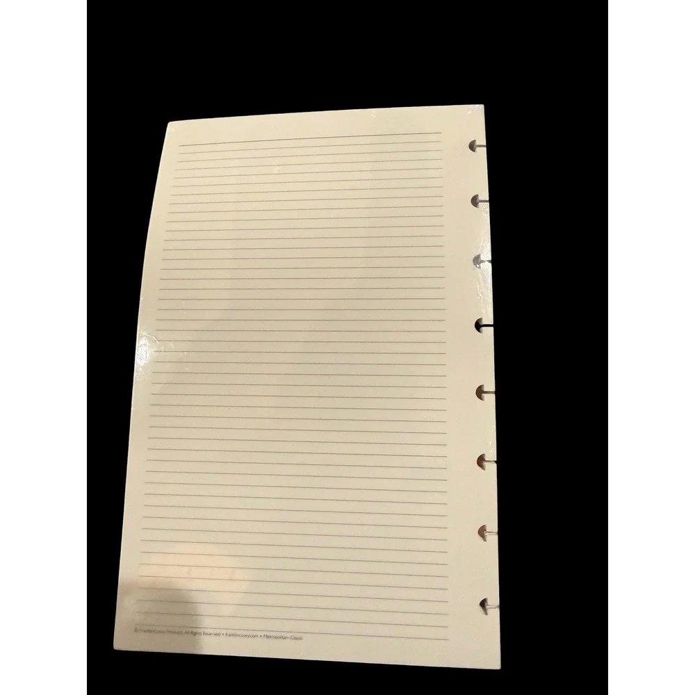 FranklinCovey Metropolitan Classic 4 Note Pages Lined Refill 60 Sheets FDP35395
